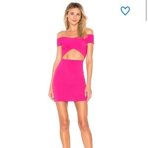 Pink mini dress from Superdown. Size xs. Worn once. Just like new.